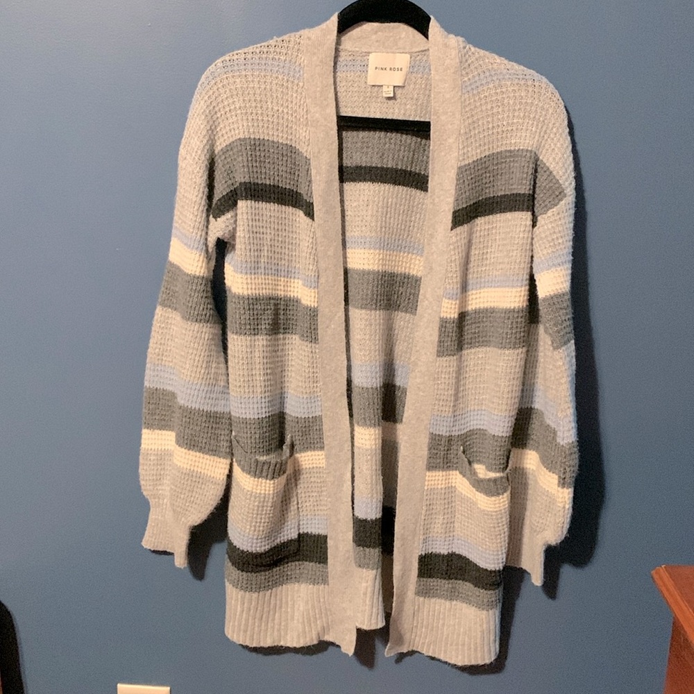 Pink Rose Cardigan size small.